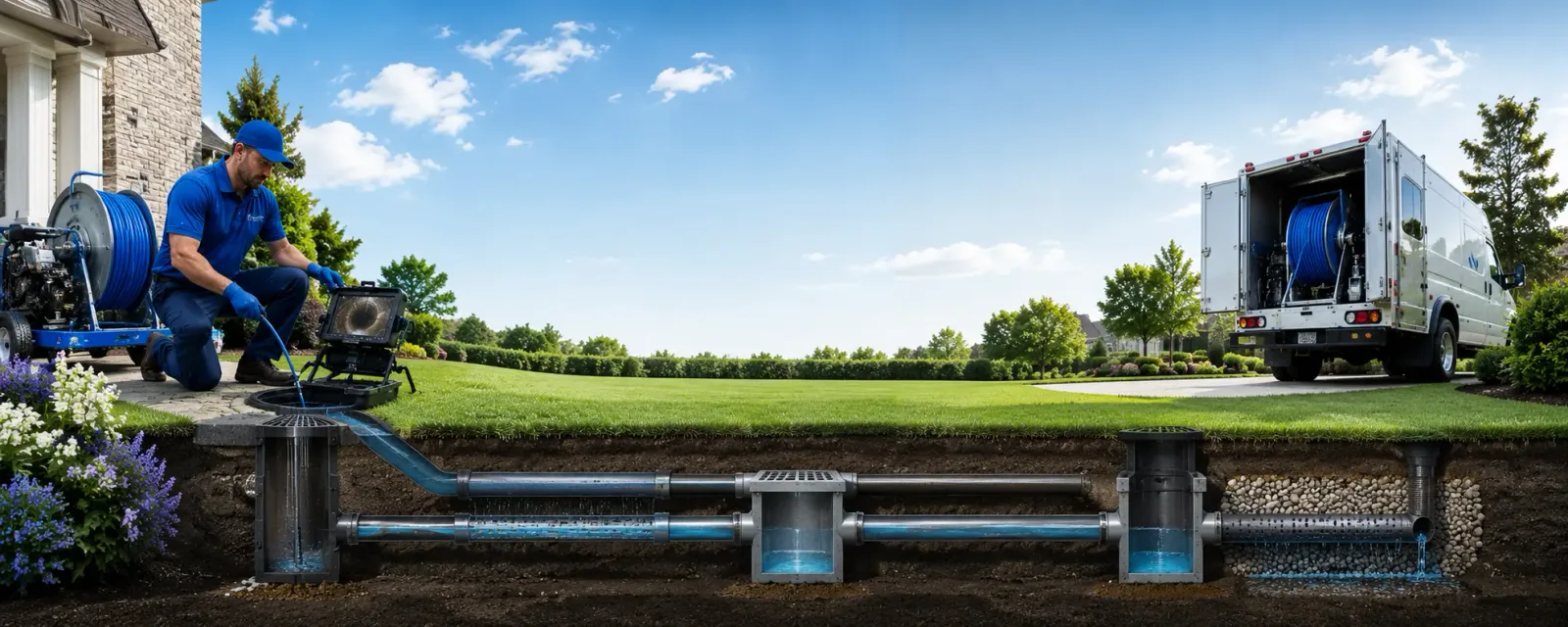 Outdoor drain cleaning information for Redrock, NM